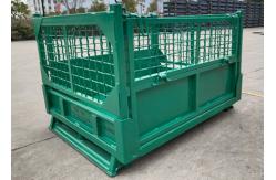 China Anti Rust Stackable Stillage Collapsible Pallet Cage Container Manufacturers supplier