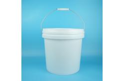 China Rounded Molded Plastic Bucket with Seal Lid Various Capacity and Packaging Options supplier