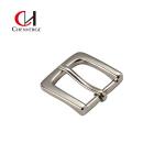 Antirust Nickel Square Silver Belt Buckle , Zinc Alloy Belt Buckle Pin Replacement for sale