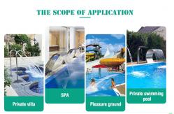 China Spa Pool BV SASO Stainless Steel Waterfall Jet supplier