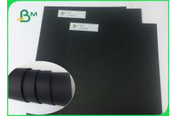 China Shiny Black Paper / 1mm Black Cardboard Paper Sheet For Packaging supplier
