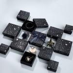 Luxury Paper Jewelry Boxes Offset Printing Necklace Earring Cardboard Gift Packaging Box for sale