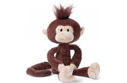 China Long Handed Long Legged Monkey Plush Toy With Funny Hairstyle supplier