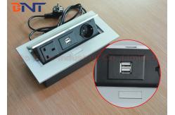 China Customized Conference Table Pop Up Outlets UK / EU Standard USB Charger supplier