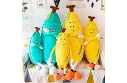 China Plush Home Decorative Throw Pillow With Banana Design supplier