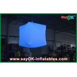 Square Hanging Inflatable LED Light Stylish Customized For Club