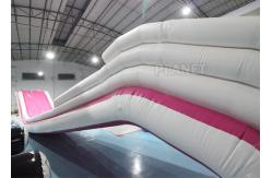 China 0.9mm PVC Tarpaulin Water Floating Inflatable Boat Slide supplier