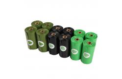 China Pet Garbage Bag Biodegradable Materials Poop Pickup Dog Poop Bag Capsule Dispenser supplier