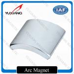 China Rare Earth N38 Neodymium Arc Magnets Sintererd NdFeB Durable For Motor for sale
