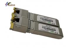 China 30m 10GBASE-T Copper SFP+ RJ45 Transceiver supplier