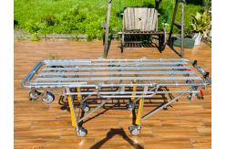 China Aluminum Alloy Foldable Ambulance Stretcher Leg Adjustment For Transporting Wounded supplier