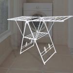 Large Capacity Folding Clothes Hanger Rack K Shape 2 Layer for sale