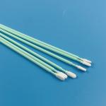 6.4'' Small Polyester Swabs Samples Accepted Double Knitted Dacron Cleaning Stick for sale