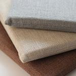 High Density Plush Seat Cushions Hard Cotton Filling Easy Carrying 40 / 45CM