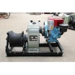 3 Ton Portable Cable Winch Puller With Diesel Engine 4HP In Power Line Construction for sale