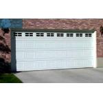 PU Foaming Galvanized Steel Overhead Garage Door IP55 With Windows