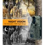 Wireless Trail Camera for Hunting and Wildlife Observation with Infrared Flash Technology