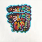 Gravure Printing Custom Die Cut Bags 3.5 Gram Mylar Zipper Bags With Logo for sale