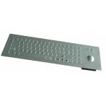 0.45mm flat keys metal keyboard with laser trackball with 1200 DPI resolution
