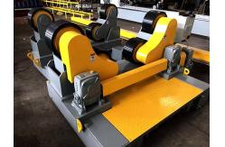 China Self - Aligning Pressure Vessel Pipe Welding Rollers With Motorized Travel supplier