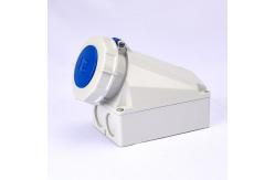 China 220V IP67 Single Phase Copper Industrial Power Socket Dampproof supplier