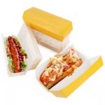 Paperboard Liner Type Eco-Friendly Foldable Burger Box for Fast Food Takeaway Customized for sale