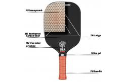 China Hot Pressing Lightweight Graphite Pickleball Paddle Set Custom Logo supplier