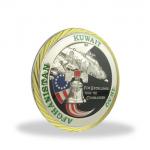 Stamping Engraved Collectible Souvenir Coins Single Side For Anniversary for sale