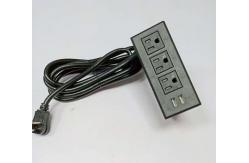 China Multimedia Conference Table Socket Pop - Up Multi - Function Cable Box supplier