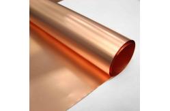 China 200 Degree 1N/Mm Thin ED Copper Foil 99.8% Purity None Pinholes supplier
