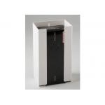 White Plastic Medical Exam Glove Dispensers Non - Folding Rack Modern Style for sale
