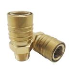 3/8 Hyd Quick Couplers Universal Type Brass Mold Quick Coupling With Viton Seal for sale