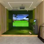 Indoor Luxury Golf Simulator Interactive Game Professional Ar Projector for sale