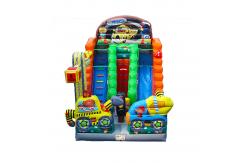 China Toxic Children Fun Park Inflatable Slide For Rentals supplier