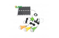 China Power Source Plastic Solar Light Kits 3500K 3pcs*3W For Bright Illumination supplier