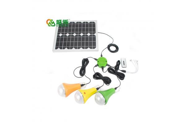 Power Source Plastic Solar Light Kits 3500K 3pcs*3W For Bright Illumination