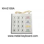 Vandal resistant Metal Keypad / Metallic Digital Keypad with Multi - Language for sale
