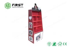 China Custom CMYK Printing Foldable POP Paper Cardboard Display Floor Carton Stand supplier