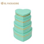 Eco-Friendly Luxury Chocolate Gift Packaging Custom Valentine Candy Boxes Heart Shaped Chocolate Flower Gift Boxes for sale