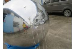 China Attractive Inflatable Mirror Ball Helium Balloon And Blimps Advertising supplier