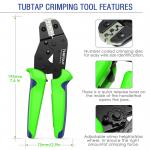 Anti Abrasion PV Solar Crimping Tool Kit Portable Alloy Material