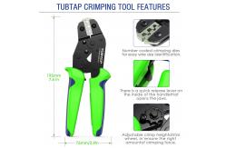 China Anti Abrasion PV Solar Crimping Tool Kit Portable Alloy Material supplier