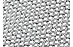China Architectural Partition Wall Woven Wire Meat Mesh Stainless Steel Flat Diameter supplier