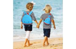 China 10L Personalized Blue Shark Backpacks For Kids Neoprene Material supplier