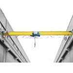 20T A3 Single Beam Crane LDA Type Motor Driven With Electric Hoist for sale