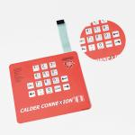 Push Button PET Membrane Switch Keypad With Glossy Matte Surface