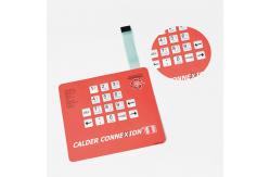 China Push Button PET Membrane Switch Keypad With Glossy Matte Surface supplier