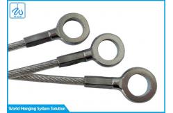China Stainless Steel Wire Rope Assembly Adjustable Safety Cable With Hook Wire Rope Lanyards supplier