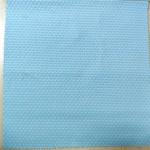 257GSM Cotton Dyed Fabric Light Blue Environmentally Friendly Dyeing for sale