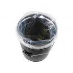 Heat Seal Clear Drum Liner Bags , 10 Mil 55 Gallon Can Liners Larger Capacity for sale